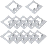 Fotoframe in Legno - 12 Pezzi - Appoggio Decorativo - Alta Qualità Metallo - Duraturo - Adatto a Molti Formatelli di Fotoframe - Cornice Fotografica