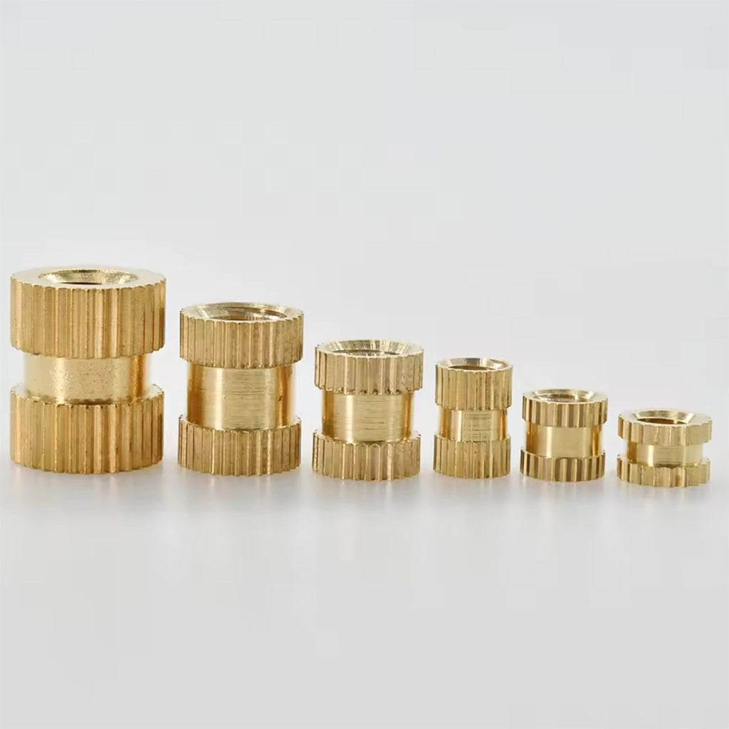 Set Inserti Filettati Rosfix 520 – M2/M2.5/M3 in Ottone | Per Plastica, Laptop, Stampa 3D | Superficie Zigrinata