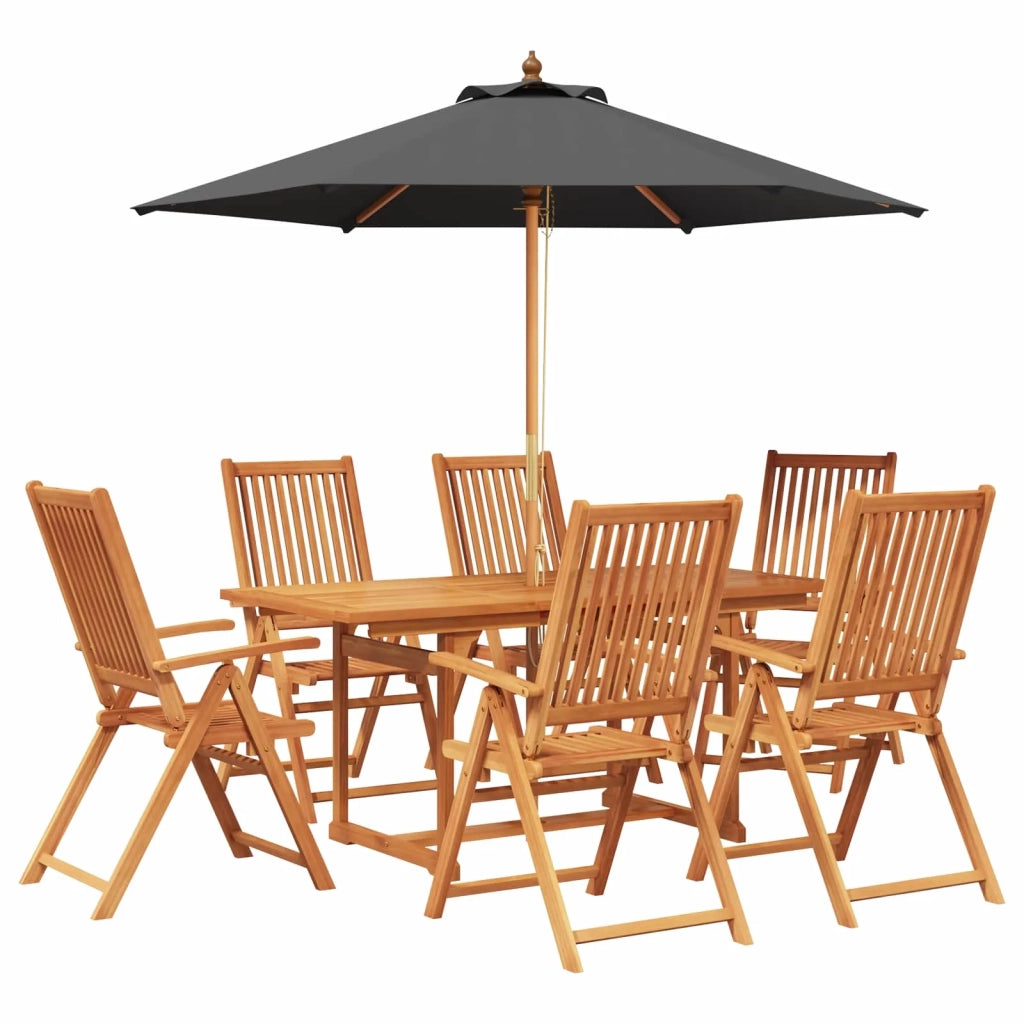 Set da pranzo da esterno con ombrellone 8 pz 3438535
