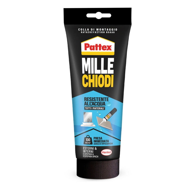 PATTEX MILLECHIODI RESISTENTE ALLACQUA TUBO 142G- 12,0 pz