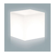 VASO HOME LIGHT CUBE 40X40XH41 CM BIANCO- 1,0 pz