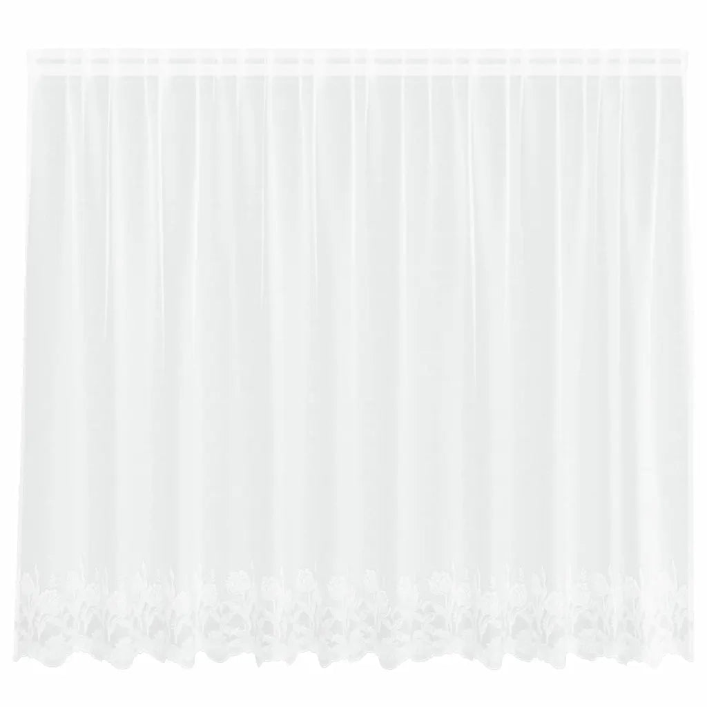 vidaXL Tende con tende Bianco 300 x 180 cm Poliestere