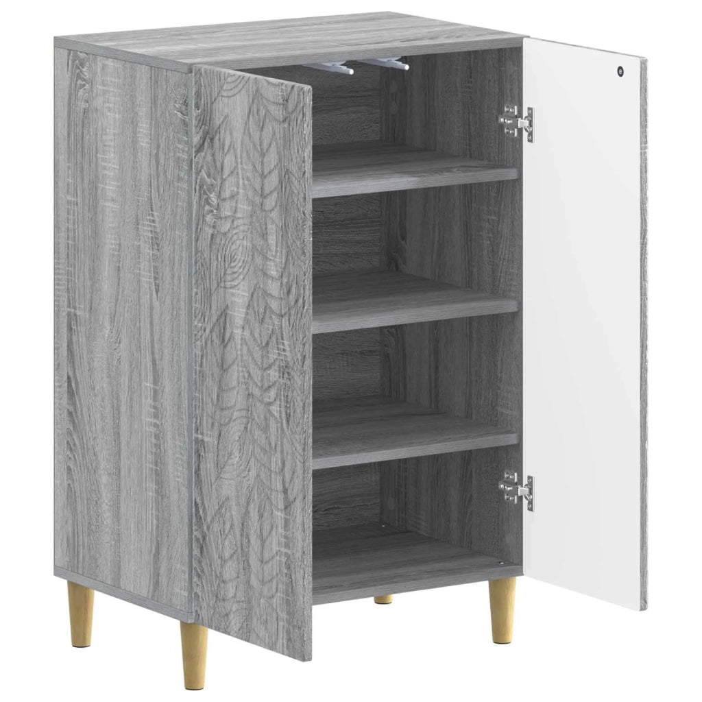 Mobile per scarpe DELFT 59,5 x 39,5 x 90 cm Sonoma grigio 897091