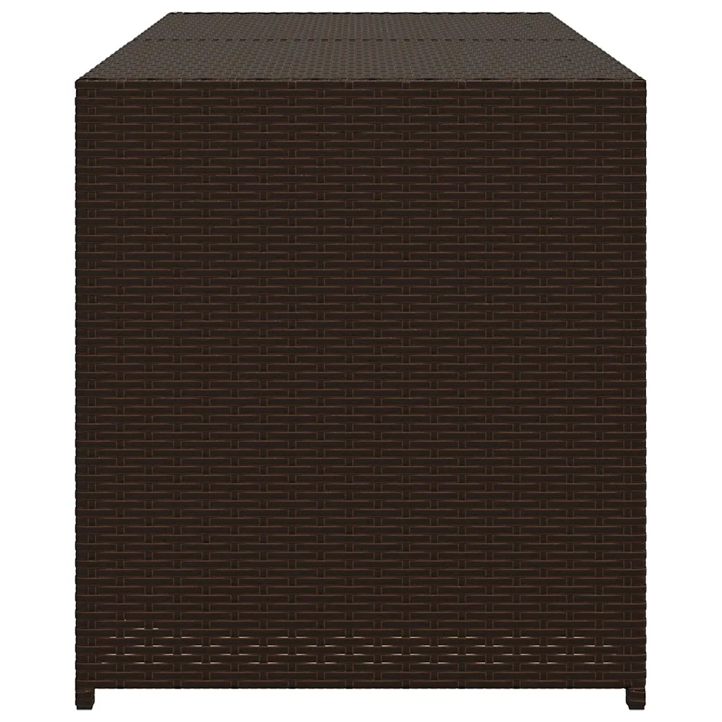 Contenitore da Giardino Marrone 283L in Polyrattan CFW7793776