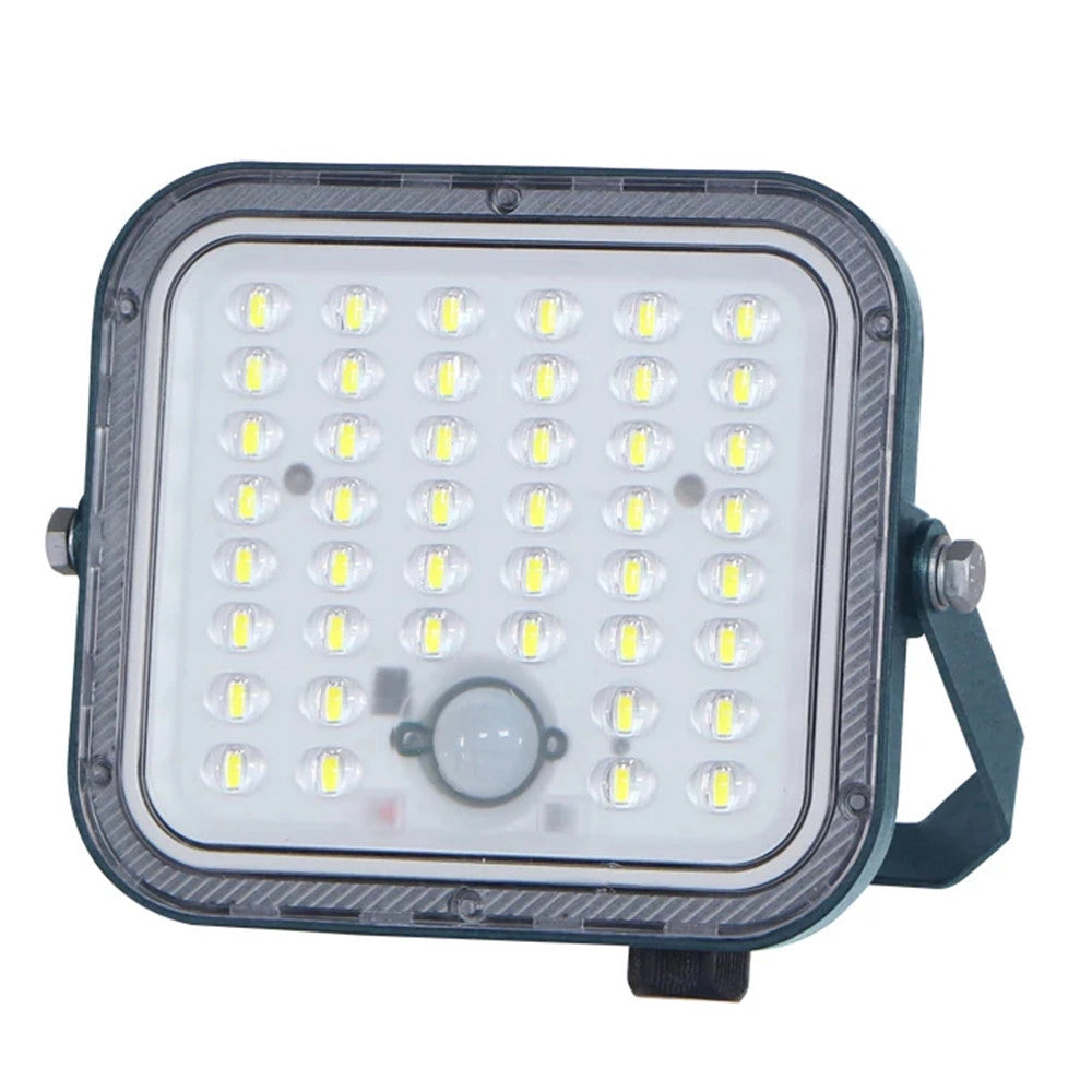 Trade Shop - Faretto Faro Con Pannello Solare 140w 1400lm Con Sensore Pir Ip65 Luce 6500k Tk-n140-f -