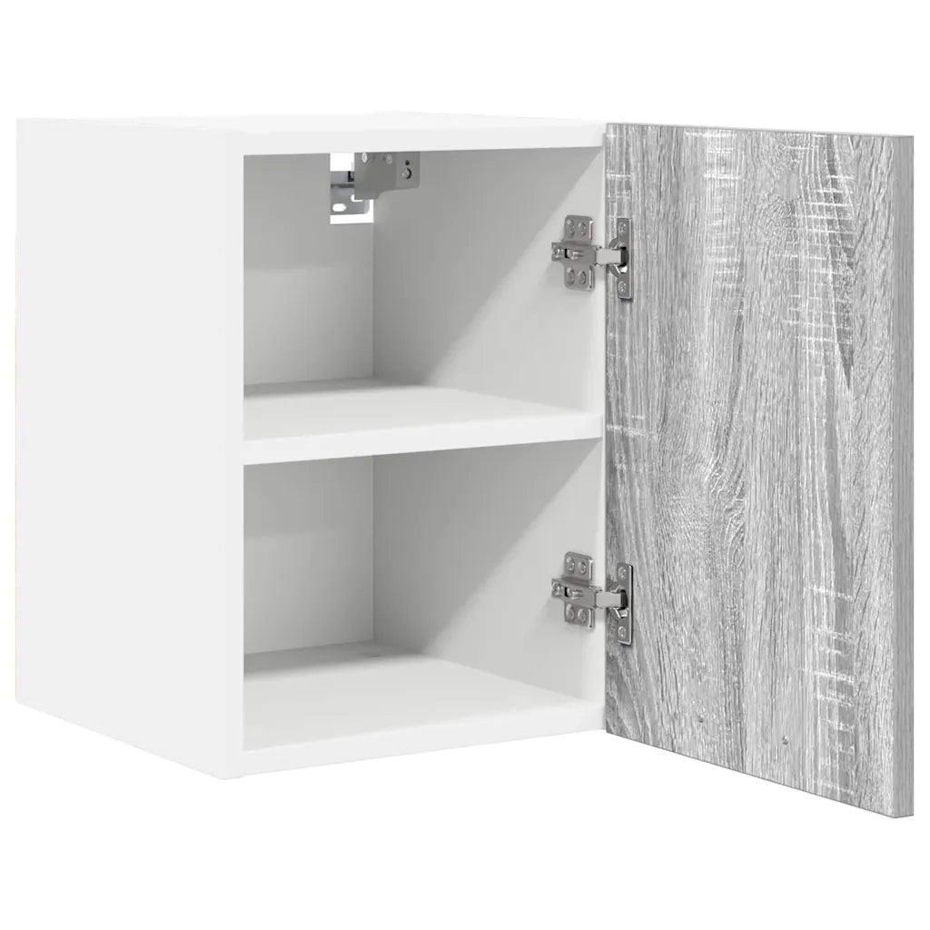 Armadio pensile 2 pcs Grigio Sonoma e Bianco 30 x 31 x 40 cm 884125