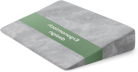Cuscino per letto e divano per bambini con supporto per la schiena e il collo per migliorare la circolazione sanguigna e prevenire il reflusso gastroesofageo cuscino per neonati e bambini (Grigio 80*68*1)