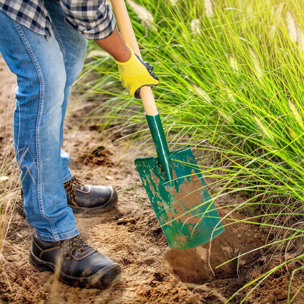 Pala dritta KADAX per scavare e piantare in giardino con manico in legno, 117 cm