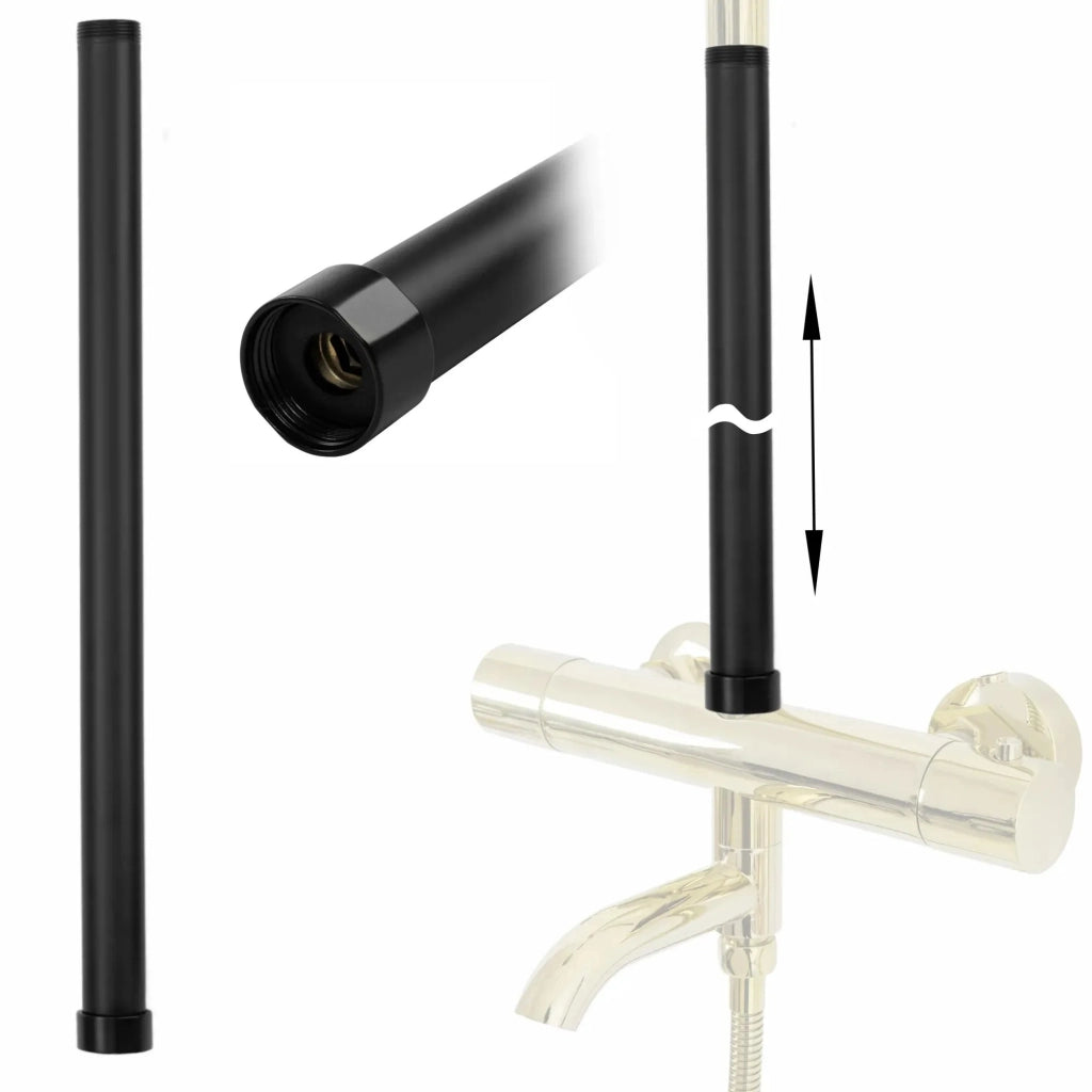 Prolunga Per Set Vasca/doccia Black 50cm