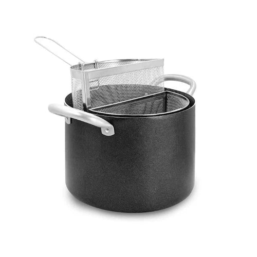 Cuoci pasta in alluminio con 2 cestelli diametro 22cm