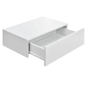 Mensola da parete per camera da letto con 1 cassetto 46 ​​cm bianco opaco 03_0001799