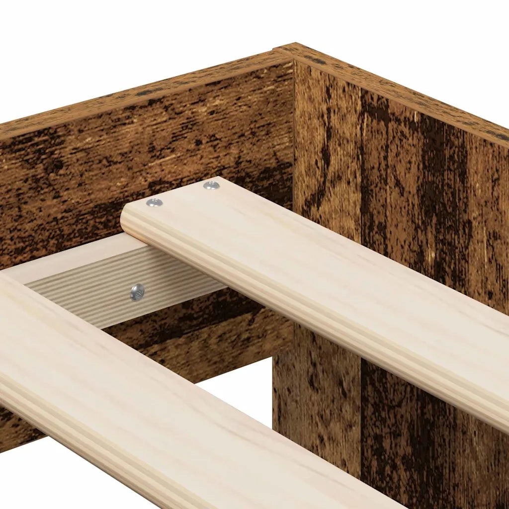 Struttura del letto Legno vecchio 90 x 200 cm Legno multistrato 3335195