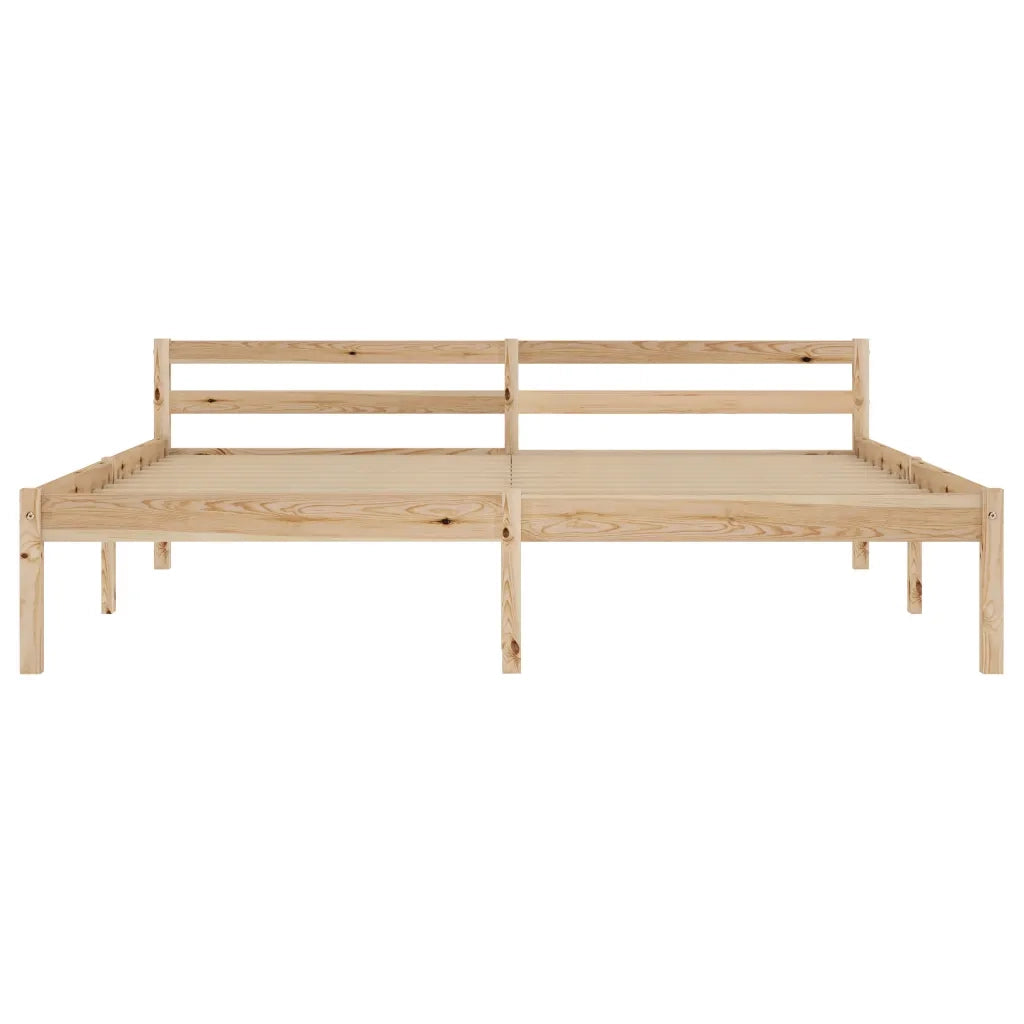 Giroletto senza Materasso 160x200 cm in Legno Massello di Pino 283194
