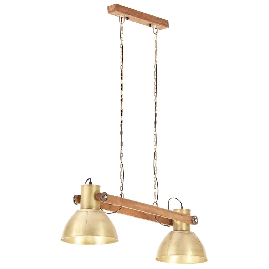 Lampada a Sospensione Industriale 25 W Ottone 109 cm E27 CFW5640815