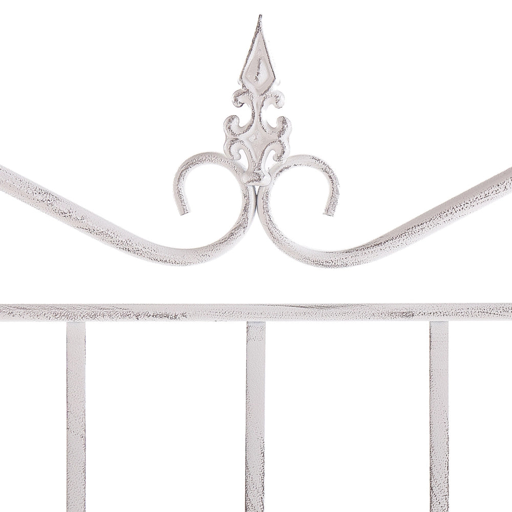Scaffale per piante in metallo beige chiaro per esterni interni giardino retrò 4 ripiani portaoggetti da giardino autoportante