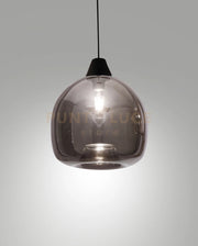 EDISON 3490-59-126 VETRO FUME' PICCOLO COMPLETO DI CAVO X KIT LUCI