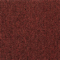 Tappetini per scale 15 pz 65x21x4 cm Bordeaux bordo rettangolare 326199