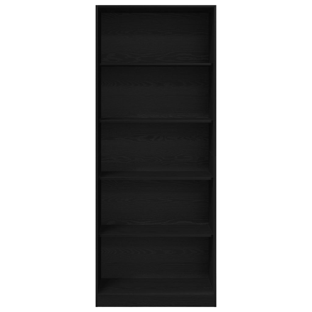 Armadio Rovere Nero Set di 2 Rovere Nero Truciolare