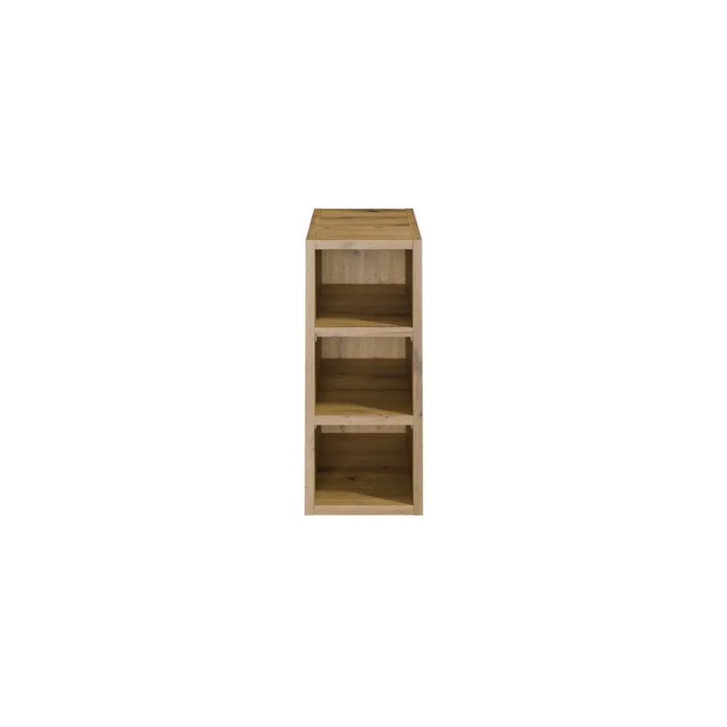 Mobile da muro aperto BRAZZA – 20 cm – Rovere chiaro – Finitura artigianale – Da appendere