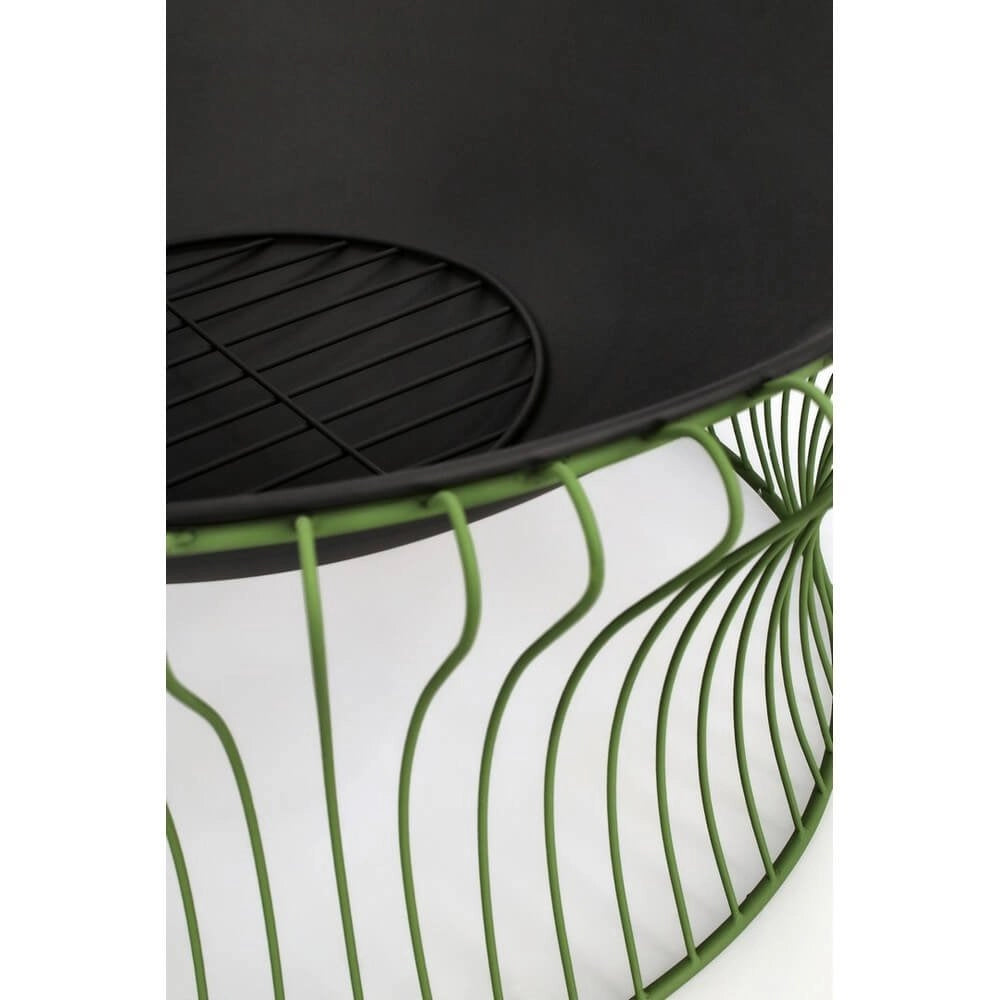 Braciere Acciaio Verde Moderno da Esterno 78 cm - VELKAN