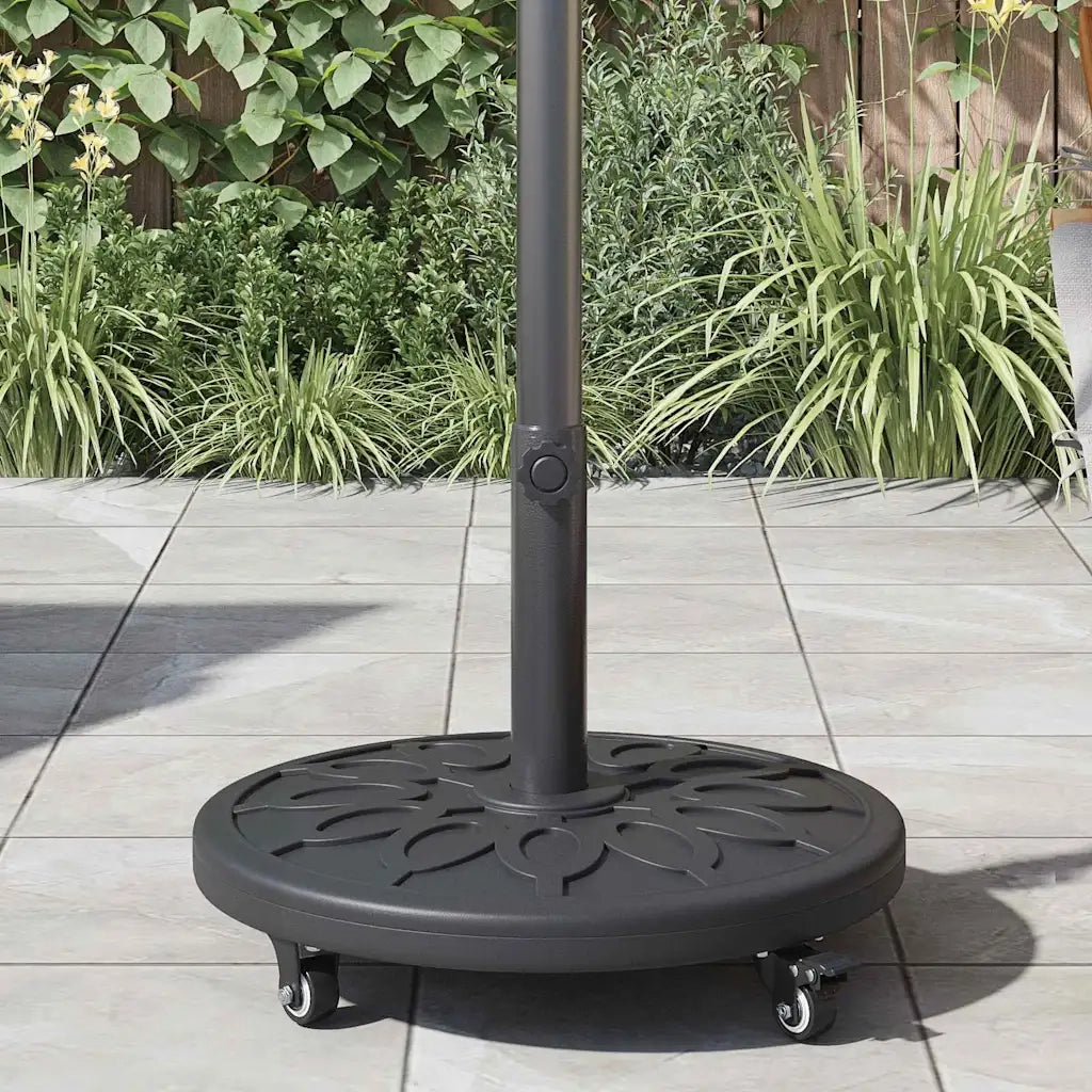 Base per ombrellone Art d¨¦co Nero ? 45 x 39,5 cm Ferro CFW5038776