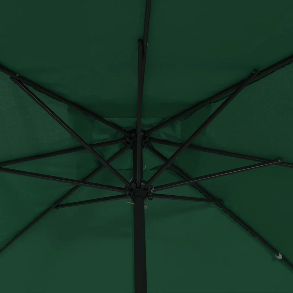 Ombrello da giardino Verde 295 x 295 x 245 cm 42003653