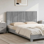 Testiera da Muro HOORN Sonoma grigio Legno ingegnerizzato 897401