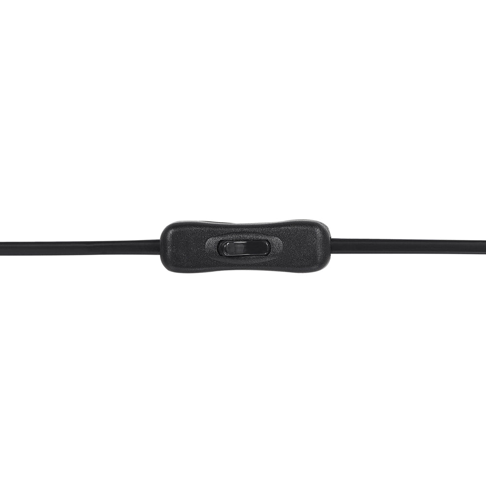 Lampada da Tavolo Comodino dorato con Base Rotonda in Metallo Nero Cupola Paralume Lampada da Lettura Glam