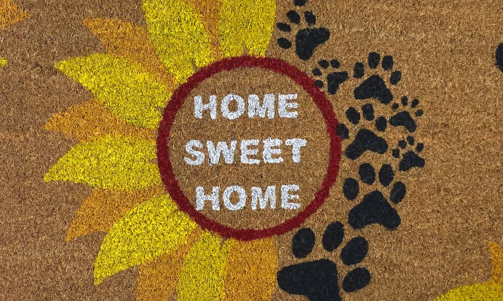 Zerbino Ingresso Casa In Fibra Di Cocco Con Base In Pvc  SunFlower
