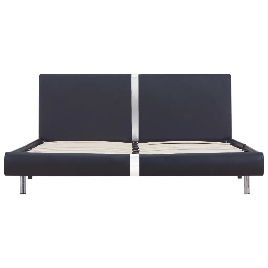 Giroletto senza Materasso Nero in Similpelle 120x200 cm 280827