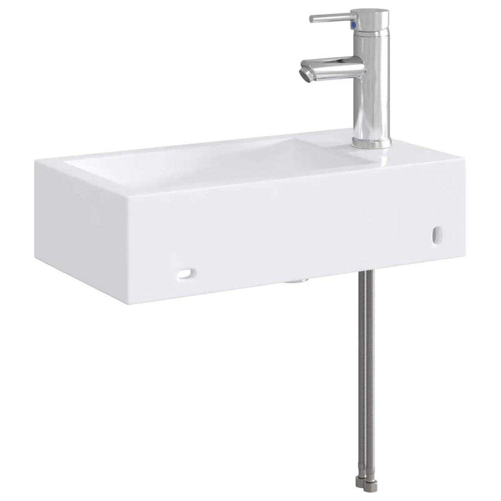 Lavabo da bagno Cromato 45,5 x 25,5 x 13 cm Metallo 890224
