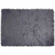 Tappeto in finta TAFALLA | Tappeto del soggiorno Antracite 160 x 230 cm Poliestere
