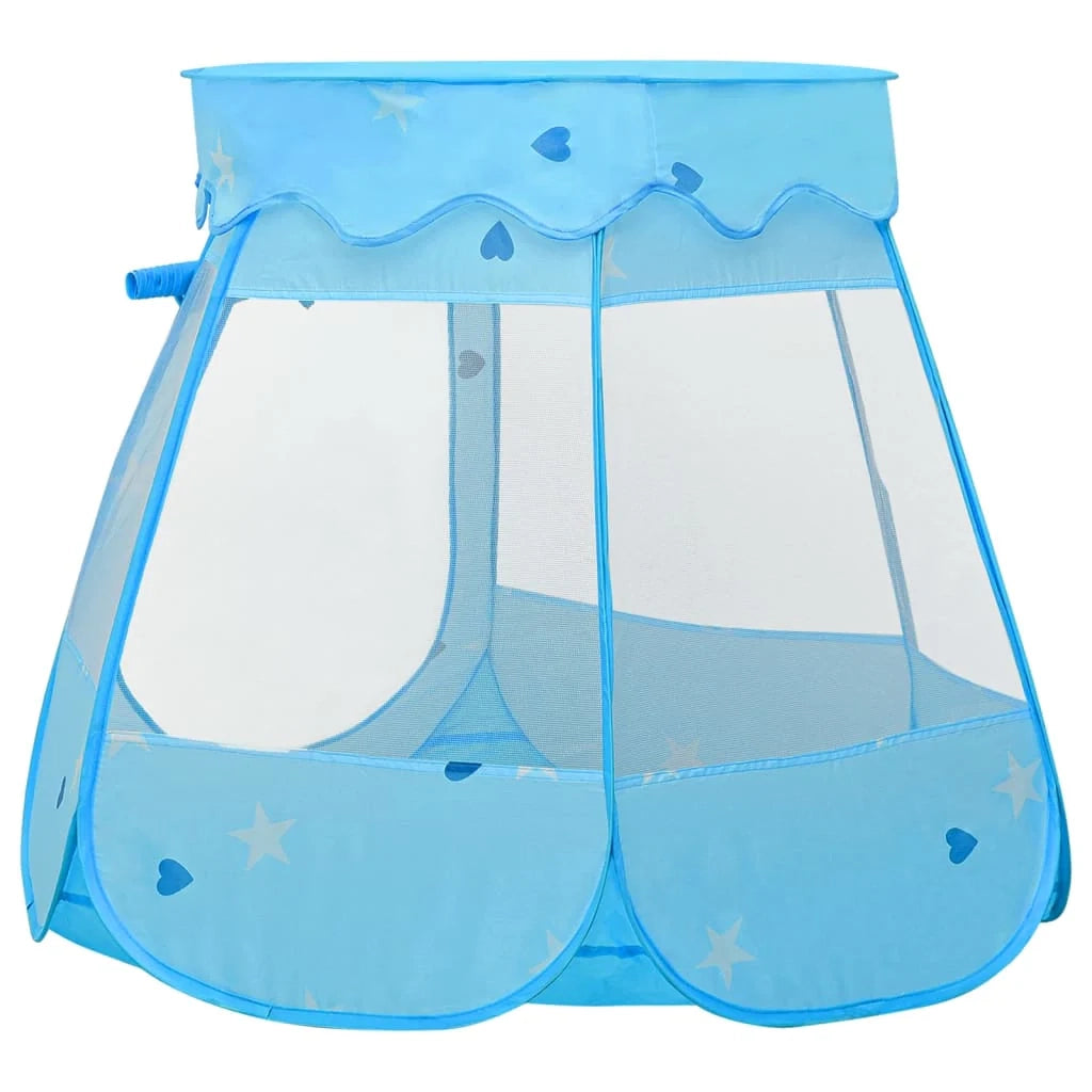 Tenda da gioco per bambini con 250 palline 102 x 102 x 82 cm blu 02_0005187