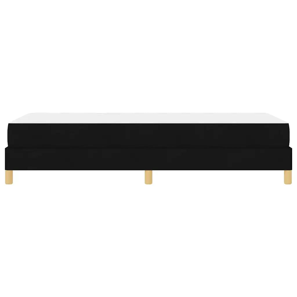 Letto a molle con materasso-Struttura Letto con Materasso Nero 90 x 190 cm Tessuto 763787