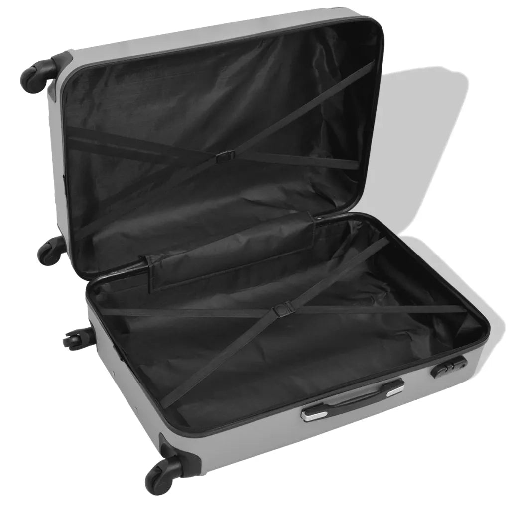 4 pz. Set di Trolley Rigidi Argento CFW9683936