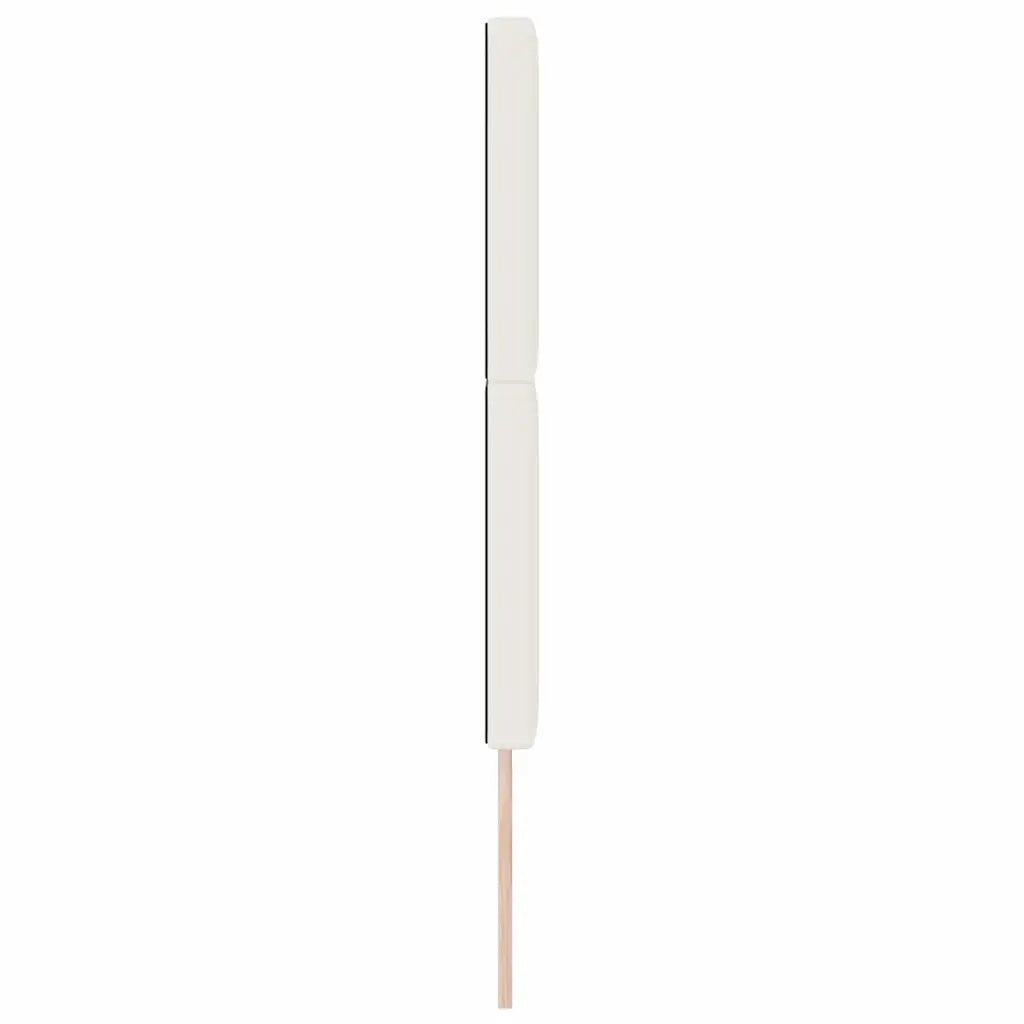 Testiera LED con strisce LED Crema 160 cm Tessuto in Cords 3338332