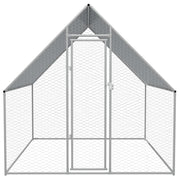 Gabbia per Polli da Esterno in Acciaio Zincato 2x2x1,92 m 170494