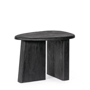 Tavolino in Legno di Mango Piano Ovale Finitura Naturale - ENIGMA