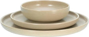 Set da tavola 12 pezzi - Disegno Sabbia - Ceramica adatta a ogni occasione