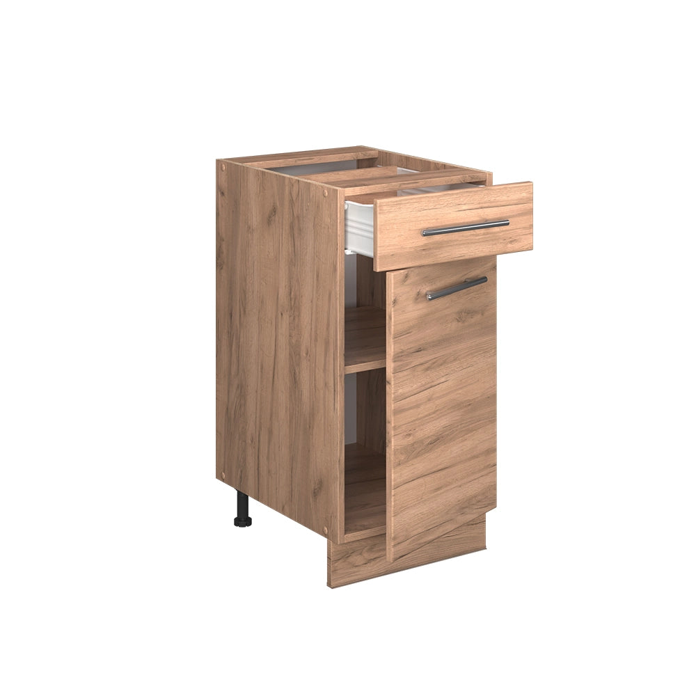Vicco Mobiletto base per cucina Quercia dorata 40 cm , PL Marmo