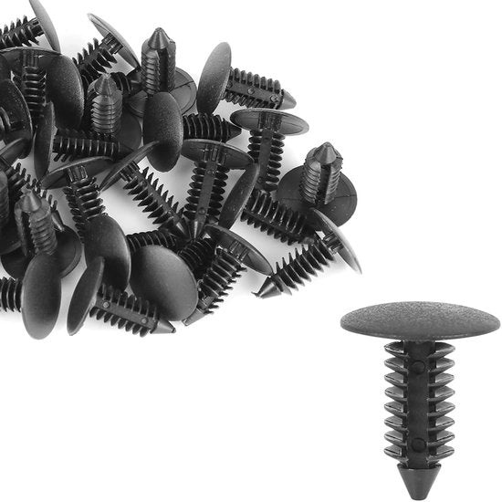 Serrature universali - 30 Set - Diametro foro 8 mm - Material plastico - Resistenti allo shock - Diametro testa 18 mm