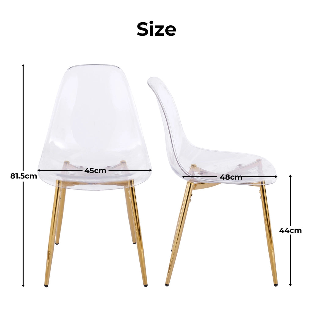 Set da pranzo con 4 sedie in velluto e gambe dorate