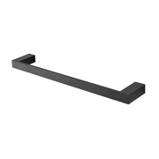Porta asciugamani diritto da muro L 45 cm in alluminio nero Sky