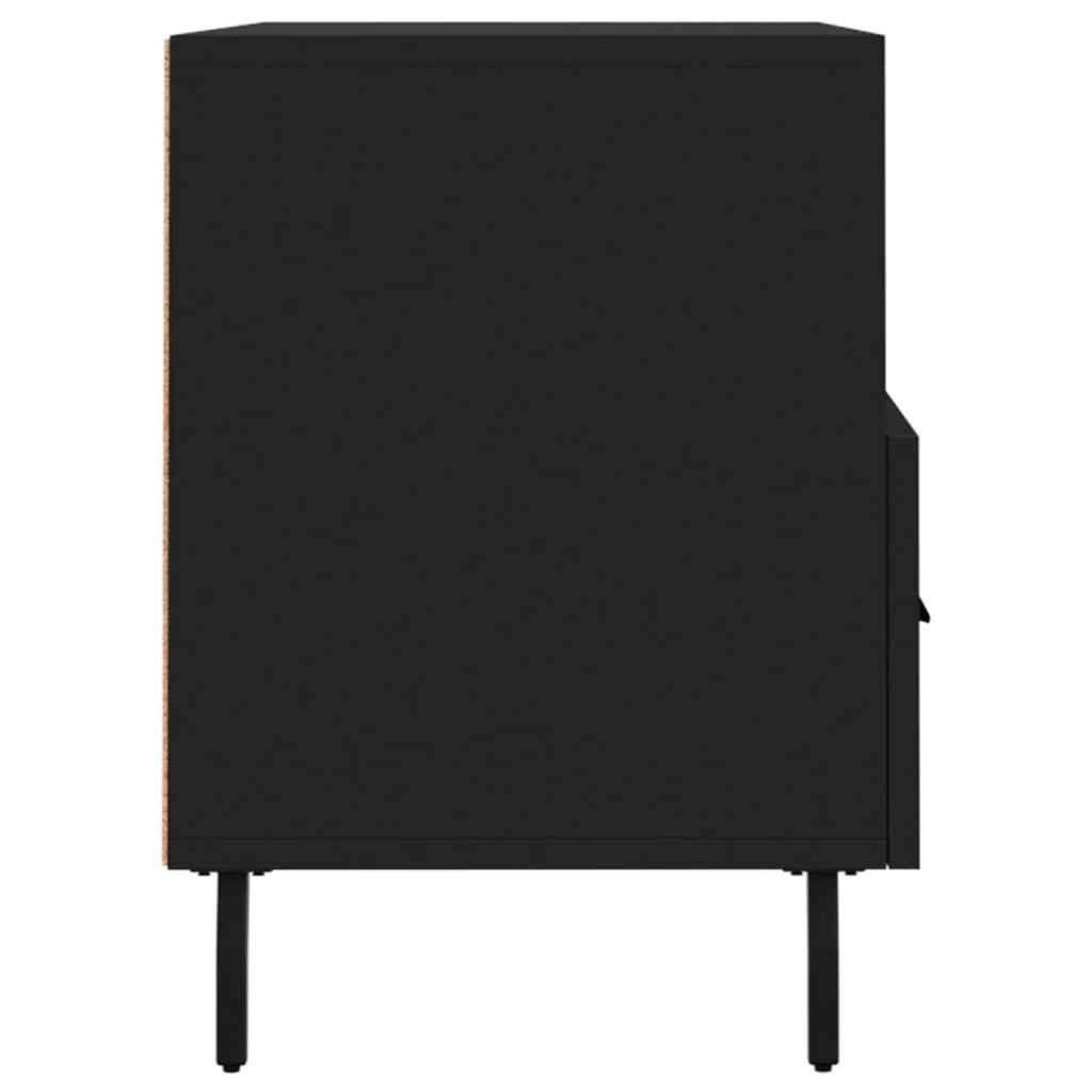 Mobile TV multimediale mensola TV credenza TV sala da pranzo soggiorno camera da letto 80 x 36 x 50 cm legno ingegnerizzato nero 02_0026312