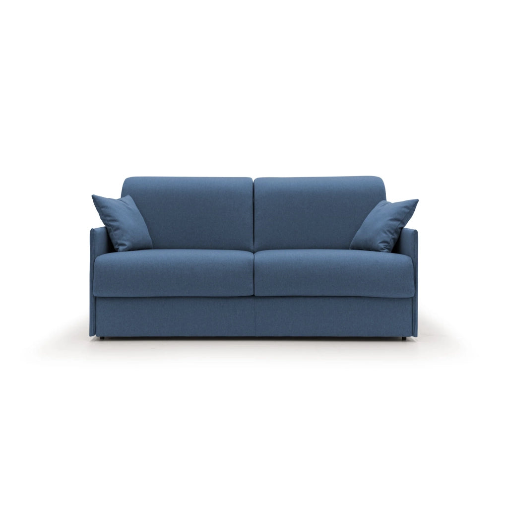 Evans Divano letto matrimoniale in tessuto impermeabile T13 189 cm (mat. 160x197) blu