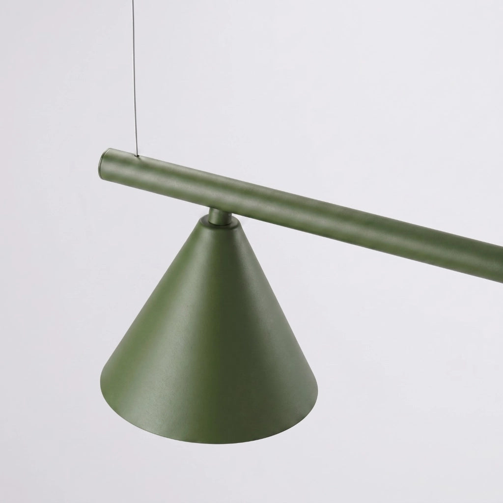 Lampadario NOX 4L verde oliva