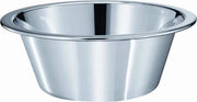 Compressa conica, contenitore in acciaio inossidabile di alta qualità per la preparazione e conservazione di piatti, acciaio inossidabile 18/10, compatibile con lavastoviglie, 16 cm, colore argento.
