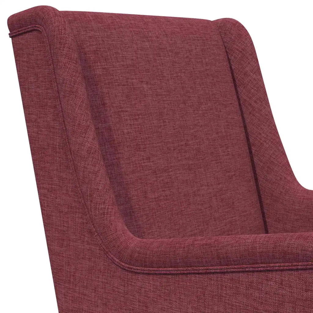 Poltrona | Sedia Relax Rosso Vino Tessuto