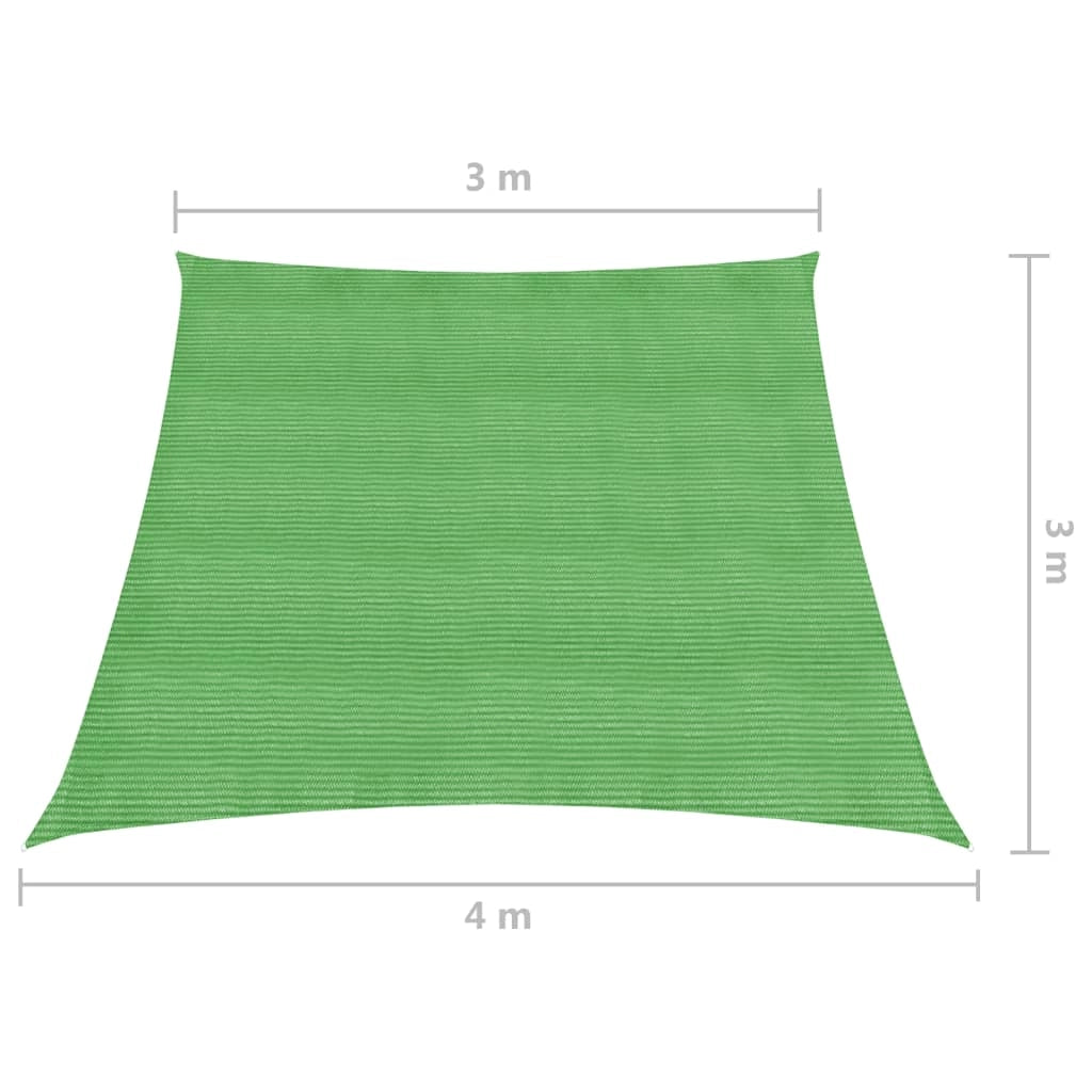 Vela in tessuto per ombrellone 160 g/m² HDPE 3/4 x 3 m verde chiaro 02_0009377