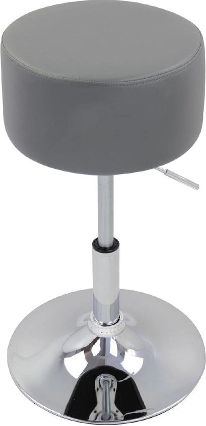 Bar con schienale rotante - Con schienale regolabile - Ergonomica - Grigio - Set 1 - Cucina e bar - Regolabile in altezza - Altezza seduta 52-67cm
